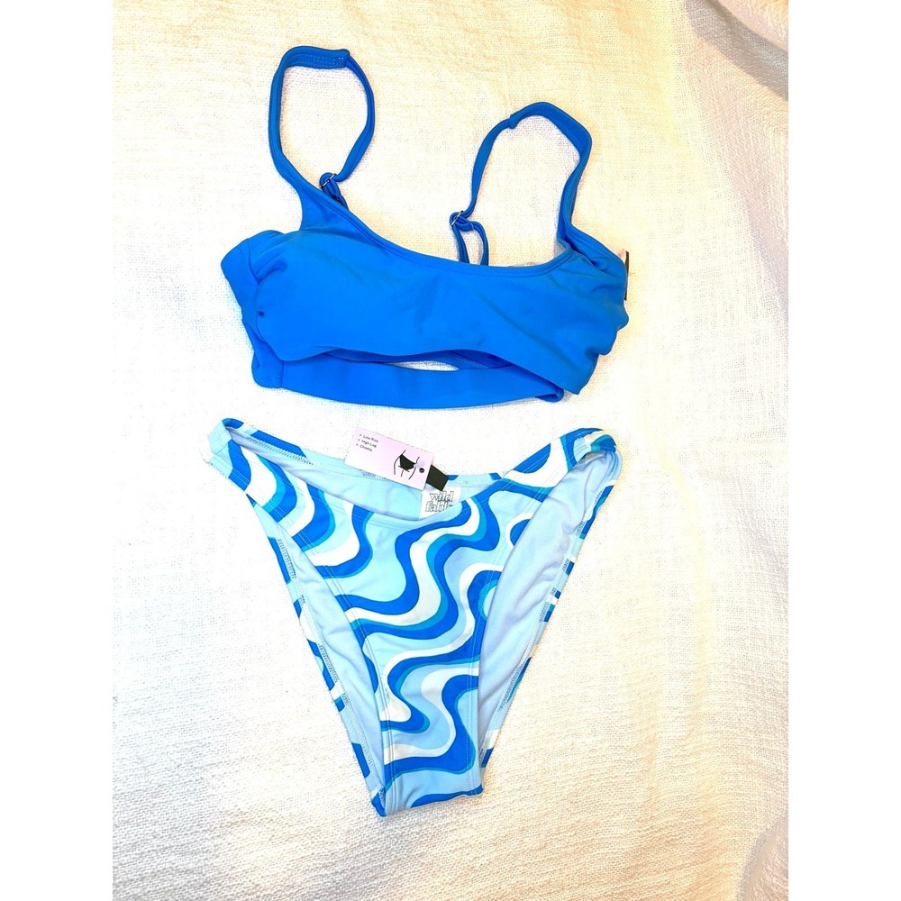 2 piece Bikini Set Wild Fable - Cut out Bralette & swirl bikini bottoms - NWT
